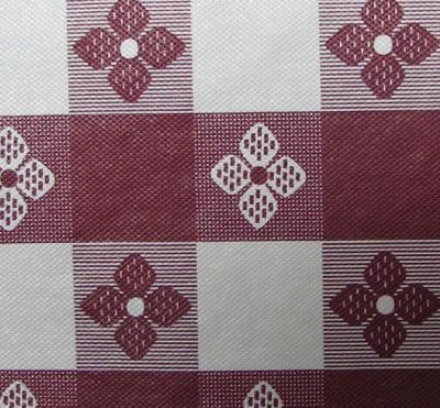 Plastex International Inc Tablecloth Tavern Check Maroon  
