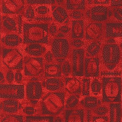 Robert Kaufman Sports Life Football Dream Red