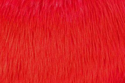 Shannon Fabrics Promo Shag  Fire Red