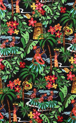 Alexander Henry Leis Luaus & Alohas Black