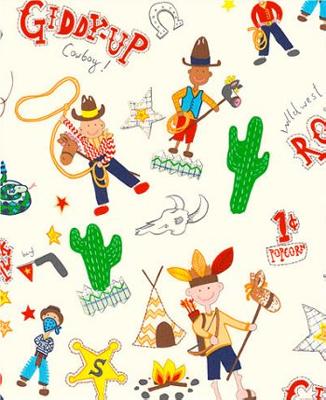 Premier Prints Giddy Up Cowboy Cream