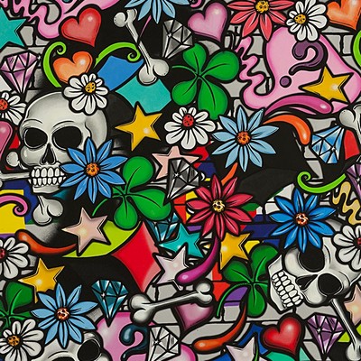 Alexander Henry Street Skull Multi