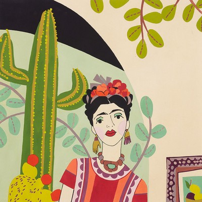 Alexander Henry Mi Casa Panel Tea 8977b