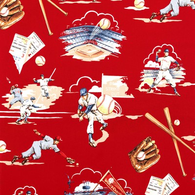 Alexander Henry Top Of The Ninth Red 6011c