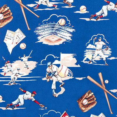 Alexander Henry Top Of The Ninth Royal Blue 6011b