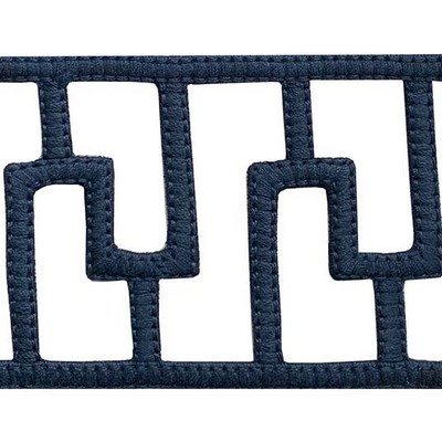 Brimar Trim 3in Open Applique Border NVY