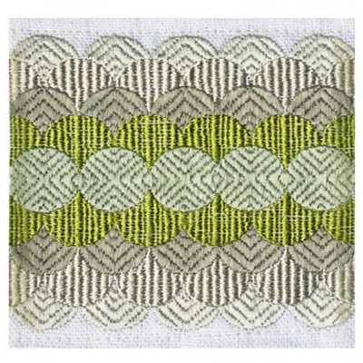 Brimar Trim 3 3/4in Linen Emroidered Tape GSY