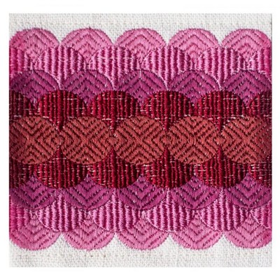 Brimar Trim 3 3/4in Linen Emroidered Tape RAS