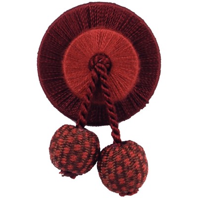 Brimar Trim Bobble Rosette Manzanilla
