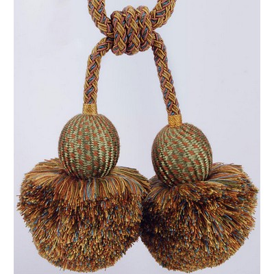 Brimar Trim Dbl Ball Tieback Pumpkin Loaf