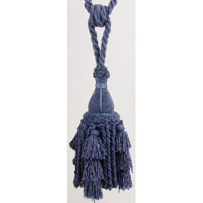 Brimar Trim Chenille Tassel Tieback BLU