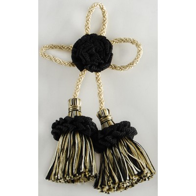 Brimar Trim Dbl Tassel Rosette CHB