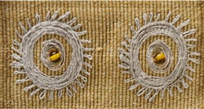 Brimar Trim Embroidered Tape Tumbleweed
