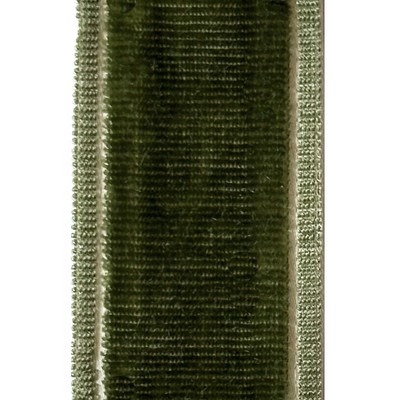 Brimar Trim 2in Velvet Solid Border Green