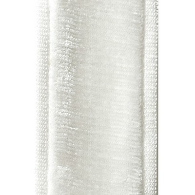 Brimar Trim 2in Velvet Solid Border White