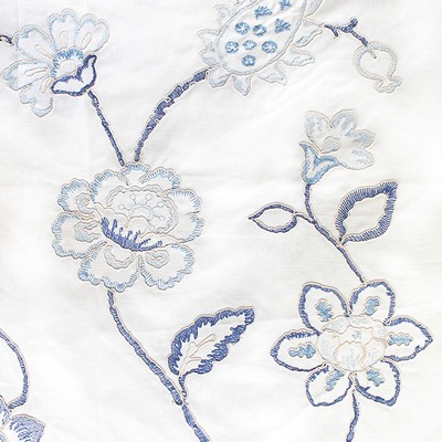 Catania Silks Embroidery 19067 Blue