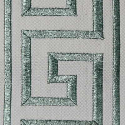 Catania Silks Greek Key Tape Spa Ivory