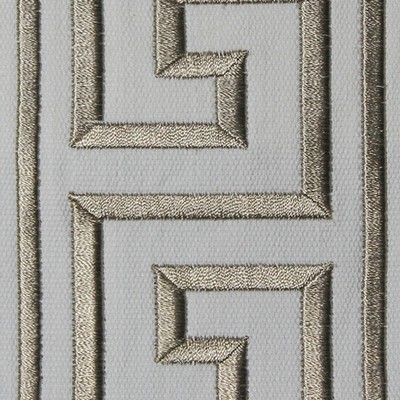 Greek Key Tape Ivory Beige Catania Silks Greek Key Tape Ivory Beige