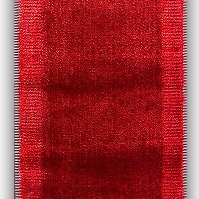 Catania Silks Velvet Tape Maroon
