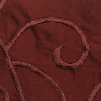 Vine-Embroidery Ruby Catania Silks Vine-Embroidery Ruby