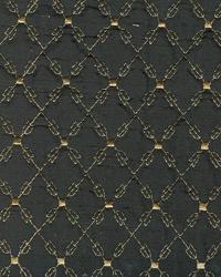 Catania Silks Quilted Embroidery Gold On Black