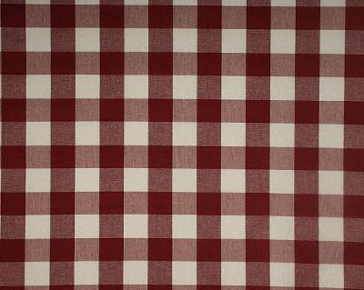 Dogwood Fabric 2338 Brick Red Check