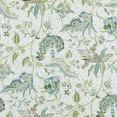 Duralee Gibbie 601 Aqua/Green