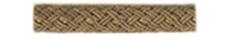 Duralee Trim 3/8in Braided Cord w/Lip 7247-155 155 Mocha