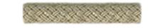 Duralee Trim 3/8in Braided Cord w/Lip 7247-281 281 Sand