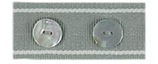 Duralee Trim 1 3/8in Button Tape 7250-178 178 Driftwood