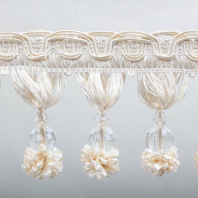 Europatex Trimmings Clover Ivory