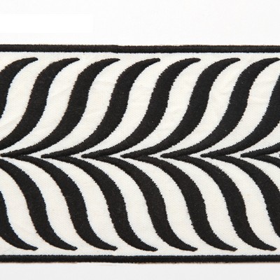 Europatex Trimmings Crest Black