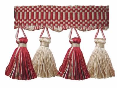 Europatex Trimmings Daisy Tuscan Coral