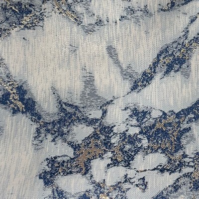 Europatex Dazzle Marble Blue Gold