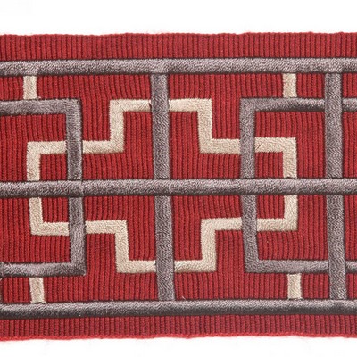 Europatex Trimmings Kiel Cranberry