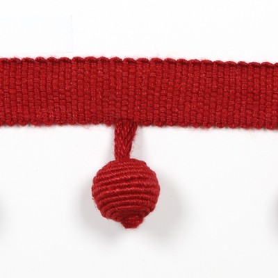 Europatex Trimmings Le Lin Beaded Fringe Rouge