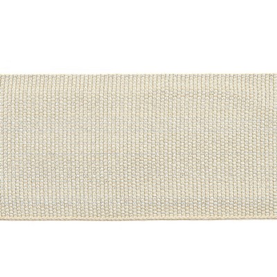 Europatex Trimmings Le Lin Metallic 2in Tape Porcelain