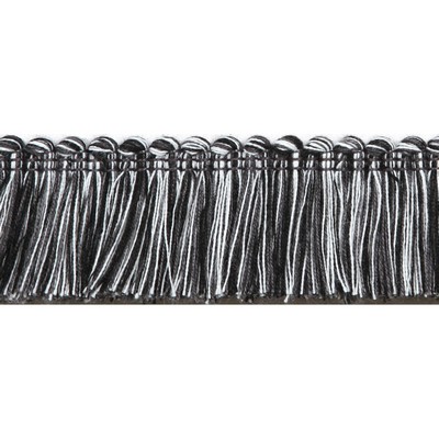 Europatex Trimmings Pergola Brush Fringe Black