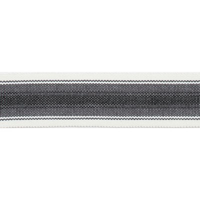 Europatex Trimmings Pergola Striped Tape Black