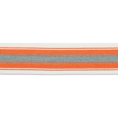 Europatex Trimmings Pergola Striped Tape Coral
