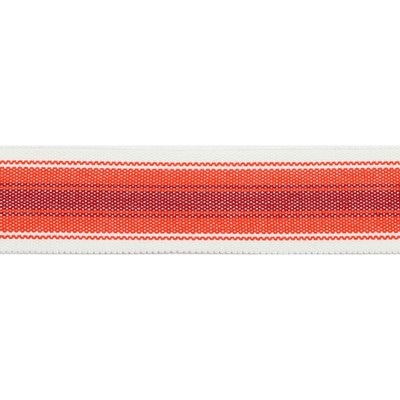 Europatex Trimmings Pergola Striped Tape Cranberry