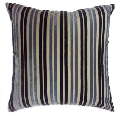 Europatex Stripe-Pillow Indigo Silver