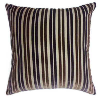 Europatex Stripe-Pillow Purple Brown