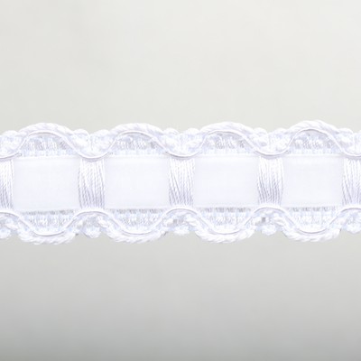 Europatex Trimmings Tulip Pure White