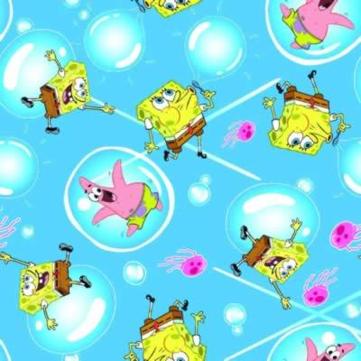 Foust Textiles Inc Spongebob Bubbles 