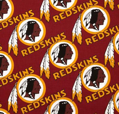 Foust Textiles Inc Washington Redskins Cotton Print 