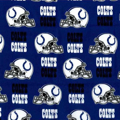 Foust Textiles Inc Indianapolis Colts Cotton Print 