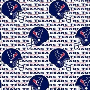 Foust Textiles Inc Houston Texans Cotton Print 