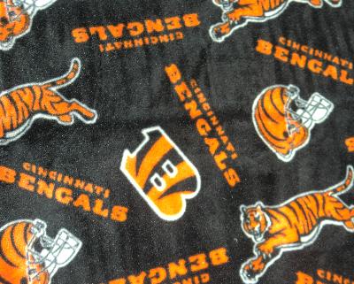 Foust Textiles Inc Cincinnati Bengals Fleece 