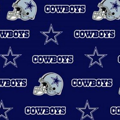 Foust Textiles Inc Dallas Cowboys Cotton Print 